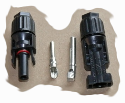 Solarstecker Plus - Minus Satz 2,5 - 4 mm² Solarstecker Plus - Minus Satz 2,5 - 4 mm²