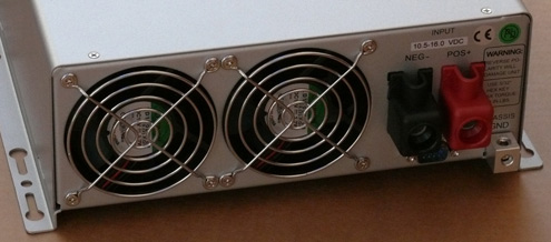 Wechselrichter R�ckseite 2000 Watt WRS Effekta